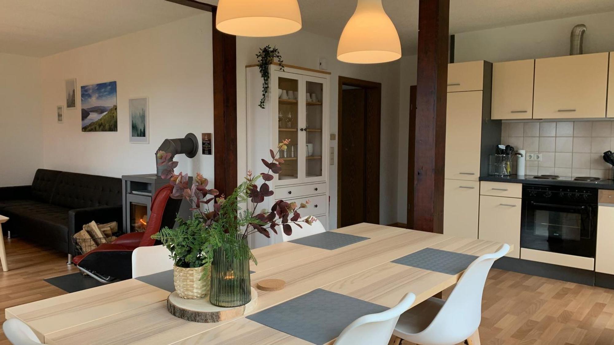 Ferienwohnung Mimo Direkt Am Waldrand Frankenau Esterno foto