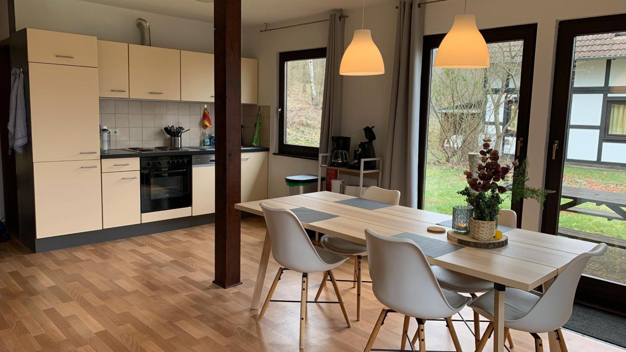 Ferienwohnung Mimo Direkt Am Waldrand Frankenau Esterno foto